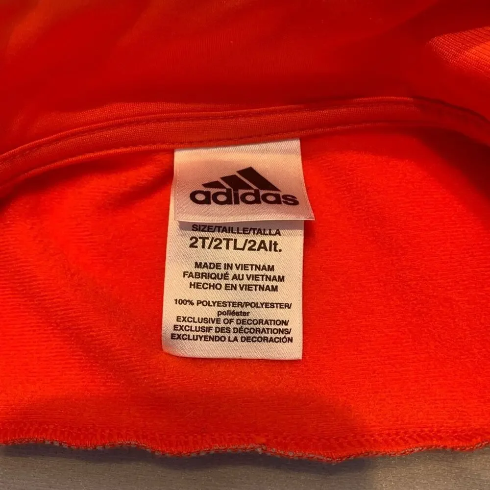 ADIDAS Boy's Color Block Track Jacket / Size 2T